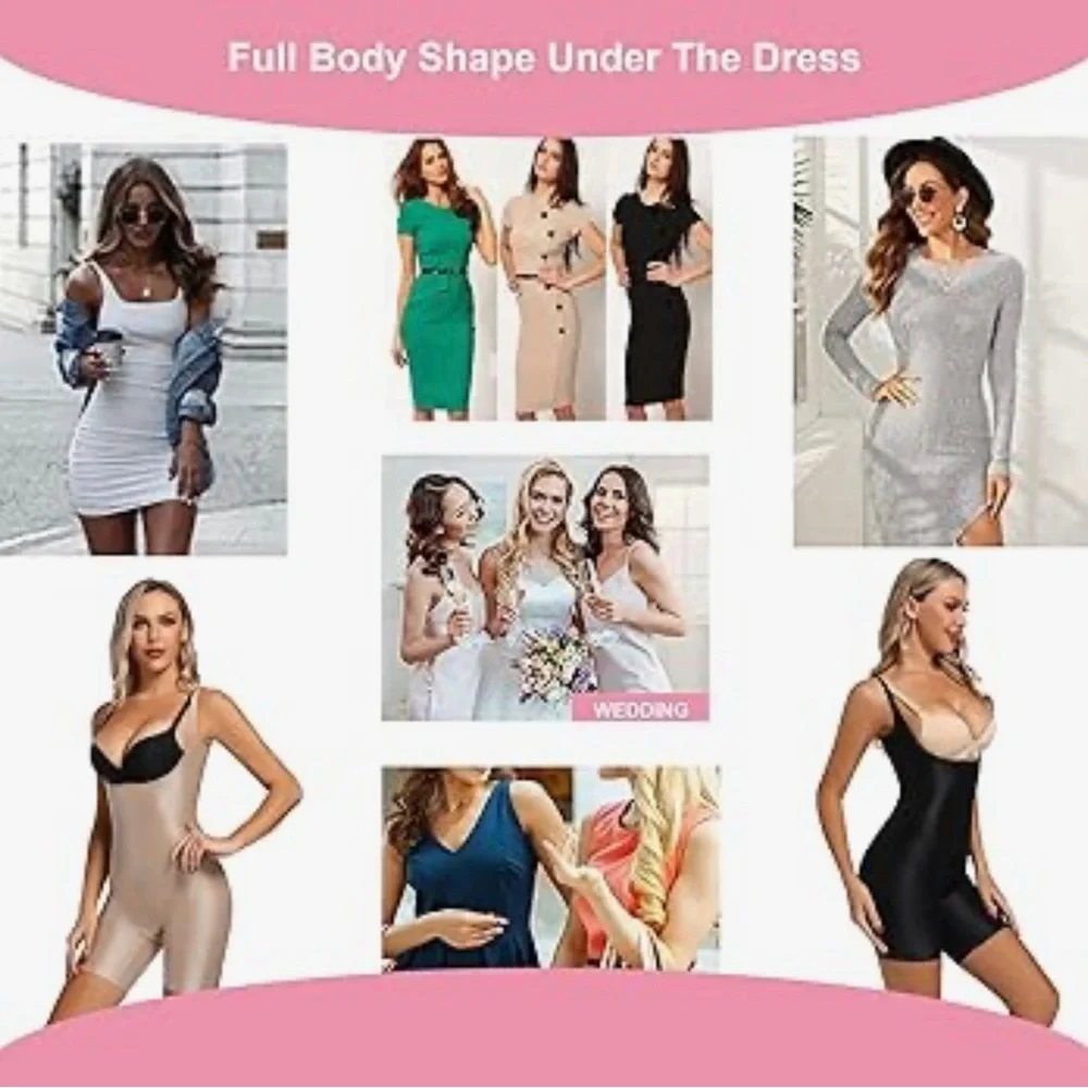 KKP Thinstincts Shapewear for Women Power Conceal Her Open Bust Mid-Thigh, M - Picture 5 of 6